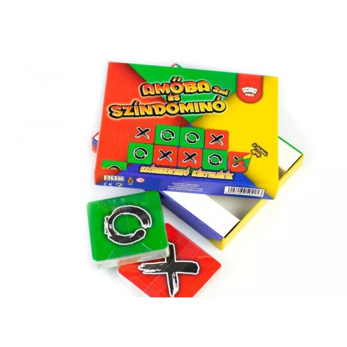 Amőba és színdominó kártyajáték csomag - 09406