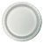 Ezüst parti tányér, 8 darabos csomag, 23 cm, 09715