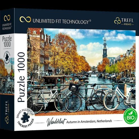 Trefl Prime, 1000 darabos puzzle, Amsterdam, 09903