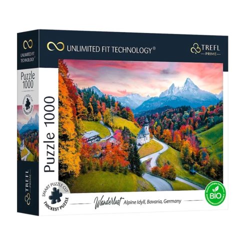 Trefl Prime, 1000 darabos puzzle, Alpesi Csoda, 09904