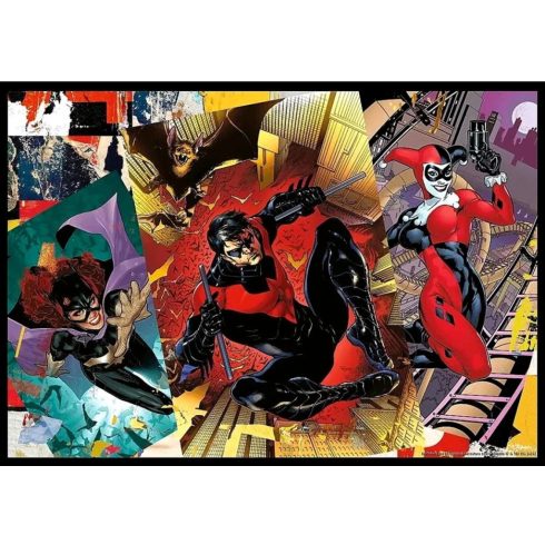 Trefl, Batman Akcióban, 4 x 250 darabos puzzle szett, 09914