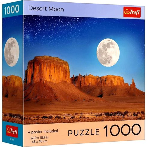 Trefl, 1000 darabos puzzle, Sivatagi Hold, 09929
