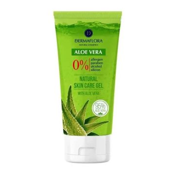 Dermaflora, Aloe Vera bőrápoló gél, 150 ml, 10002