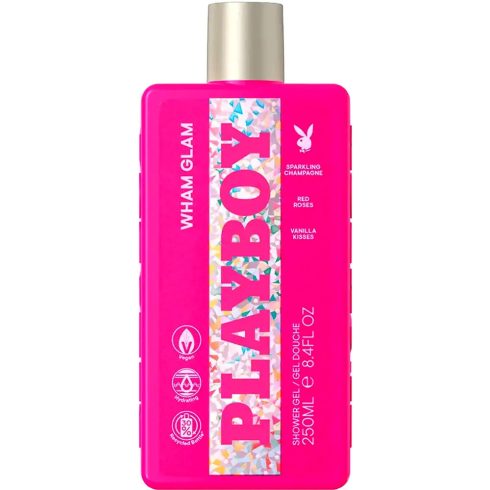 Playboy Női tusfürdő, 250 ml, Wham Glam, 10090