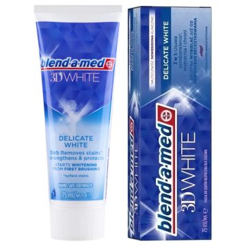 Blend-a-med fogkrém 3D white 75ml Delicate White - 10143