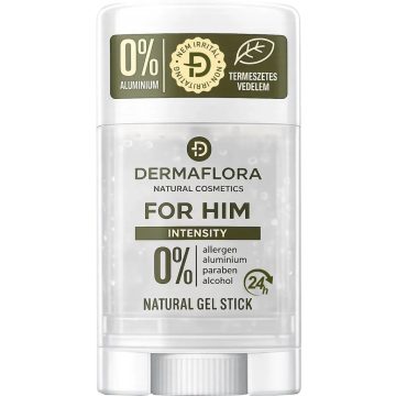   Dermaflora, For Him, 0%-os férfi dezodor gél stift, 50 ml, 10202