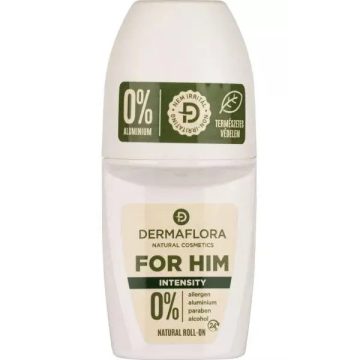   Dermaflora, For Him, 0%-os férfi golyós dezodor, 50 ml, 10203