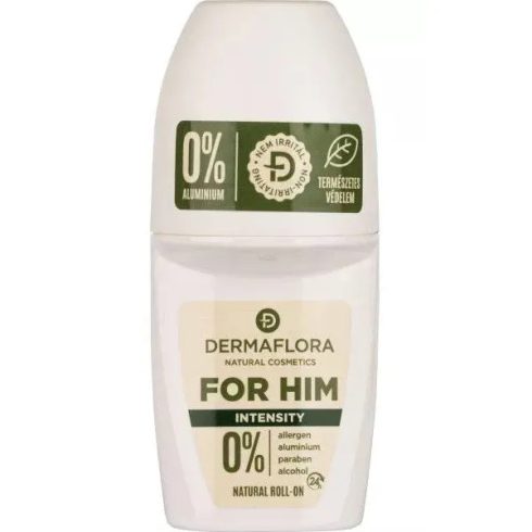 Dermaflora, For Him, 0%-os férfi golyós dezodor, 50 ml, 10203