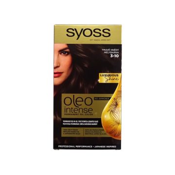   Syoss Color Oleo, intenzív olaj hajfesték, 3-10 mélybarna, 10243