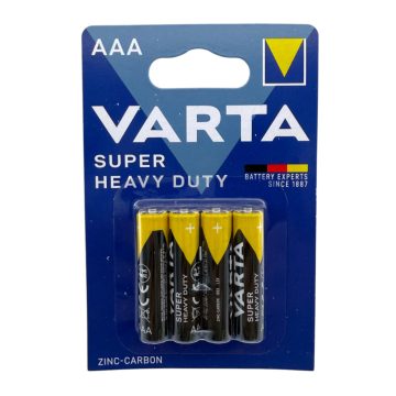 Varta Super Heavy Duty féltartós AAA elem 4 db - 10247