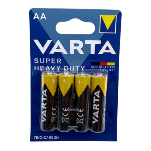 Varta Super Heavy Duty féltartós AA ceruza elem 4 db - 10249