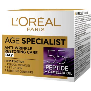   L'Oréal, Age Specialist, éjszakai ránctalanító krém, 55+, 50 ml, 10308