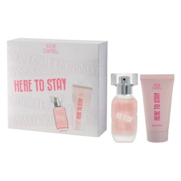   Naomi Campbell, Here to Stay, Női Ajándékcsomag, 15 ml EDT + 50 ml testápoló, 10330