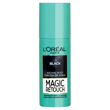   L'Oréal Magic Retouch, Hajszínező spray, fekete, 75 ml, 10334