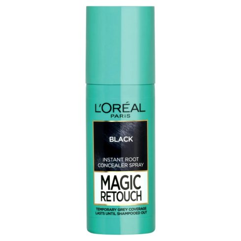 L'Oréal Magic Retouch, Hajszínező spray, fekete, 75 ml, 10334