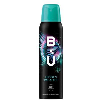B.U. női dezodor, 150 ml, Hidden Paradise, 10381