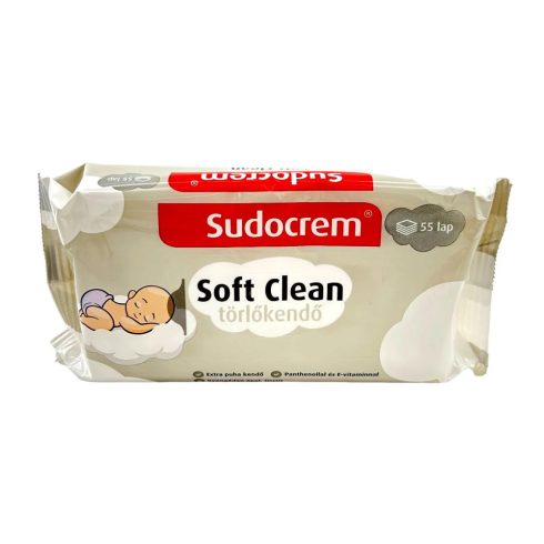 Sudocrem Soft Clean, nedves törlőkendő, 55 darabos csomag, 10440