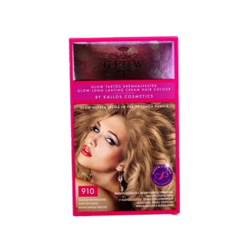   Kallos Glow hajfesték, 910 világos hamvasszőke, 40 ml, 10442