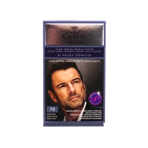 Kallos Glow hajfesték, 70 közép szőke, 40 ml, 10443