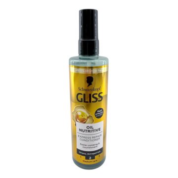   Gliss Express hajregeneráló balzsam 200ml, tápláló olaj - 10449