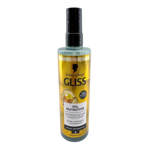 Gliss Express hajregeneráló balzsam 200ml, tápláló olaj - 10449