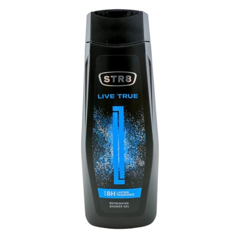 STR8 Férfi tusfürdő, Live True, 400 ml, 10485