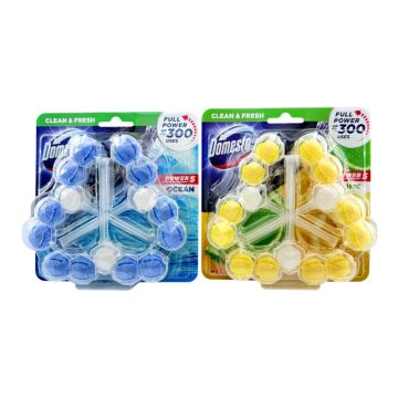 Domestos Power 5, Trio WC-Rúd, 3 x 55 grammos szett, 10497