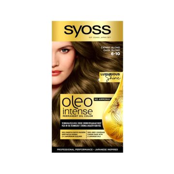   Syoss Color Oleo, intenzív olaj hajfesték, 6-10 sötétszőke, 10530
