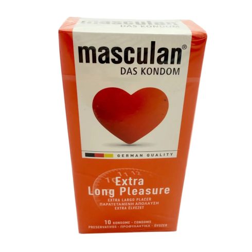 Masculan gumióvszer 10 db extra long - 10548