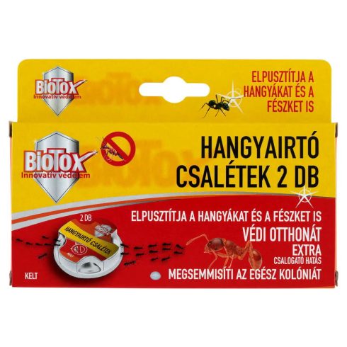 Biotox Hangyairtó csalétek, 2 darabos csomag,10584
