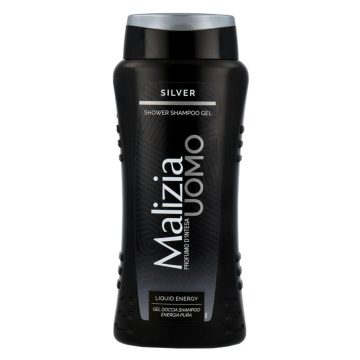 Malizia férfi tusfürdő, Silver, 250 ml, 10585