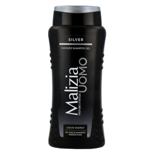 Malizia férfi tusfürdő, Silver, 250 ml, 10585