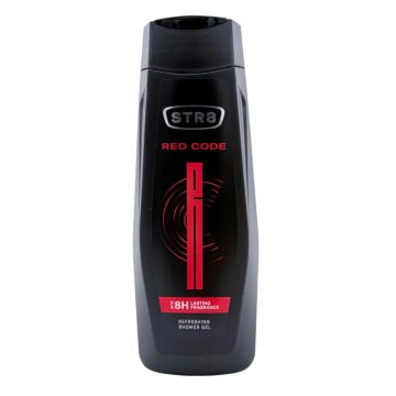 STR8 férfi Tusfürdő, Red Code, 400 ml, 10610