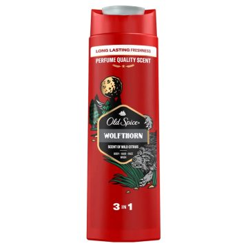 Old Spice Férfi tusfürdő, 400 ml, Wolfthorn, 10613