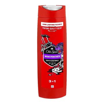 Old Spice Férfi tusfürdő, 400 ml, Nightpanther, 10628