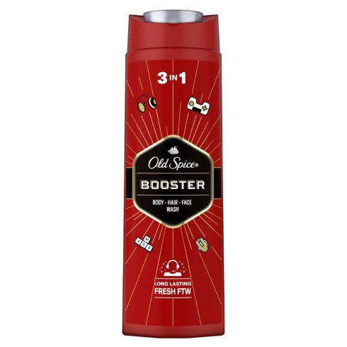 Old Spice Férfi tusfürdő, 400 ml, Booster, 10633