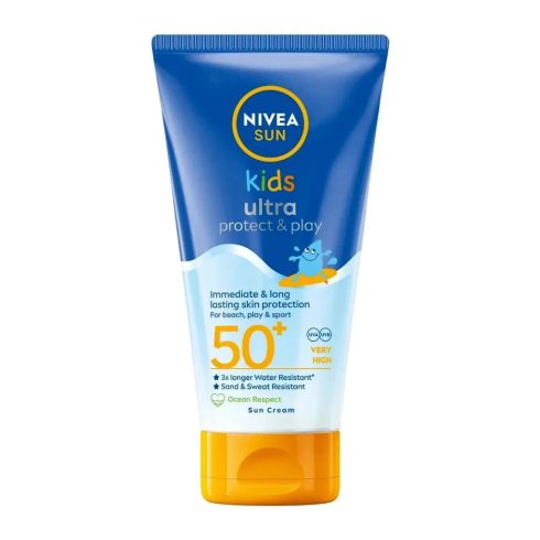Nivea Sun, Kids, Ultra Protect & Play FF50+ napozó krém, 150 ml, 10634