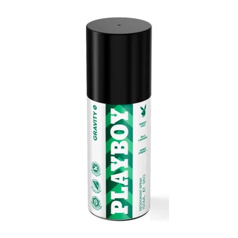 Playboy, Férfi dezodor, 150 ml, Gravity O, 10649