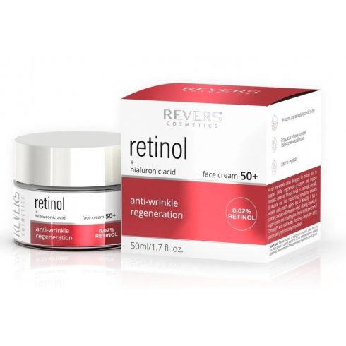 Revers arckrém, retinol + hialuronsav, 50+, 50 ml, 10676