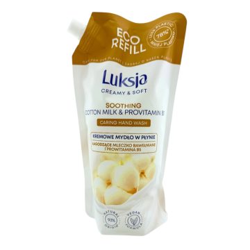   Luksja folyékony szappan utántöltő 900 ml Cotton Milk - 10869