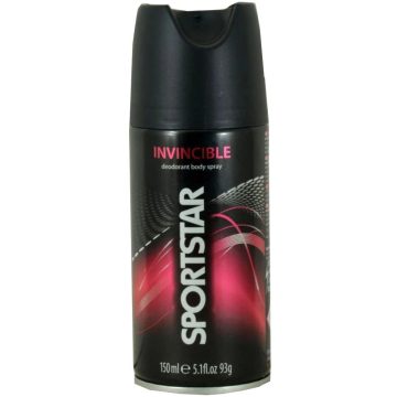 Sportstar, Invincible férfi dezodor spray, 150 ml, 10880