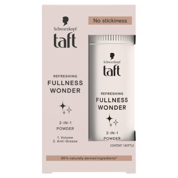   Schwarzkopf Taft, Hajformázó por, Fullness Wonder, 10 gramm, 10966