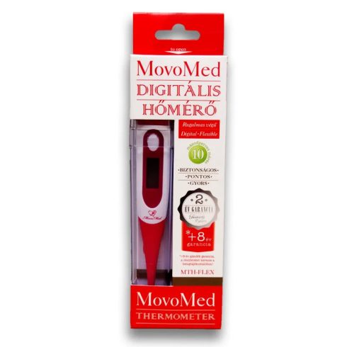 MovoMed Thermometer, Rugalmas Végű Digitális Lázmérő, 11025