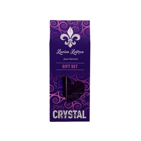 Lucien Lebron Crystal díszdobozos szett, 30 ml Női EDP + 75 ml dezodor, 11053