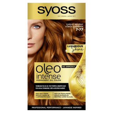   Syoss Color Oleo, intenzív olaj hajfesték, 7-77 vörös gyömbér, 11172