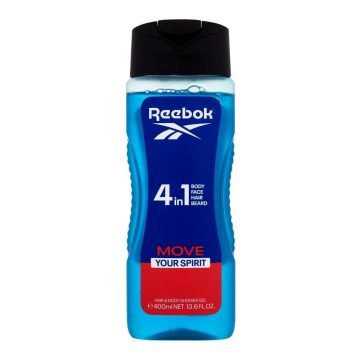 Reebok 4 az 1-ben Move férfi tusfürdő, 400 ml, 11270
