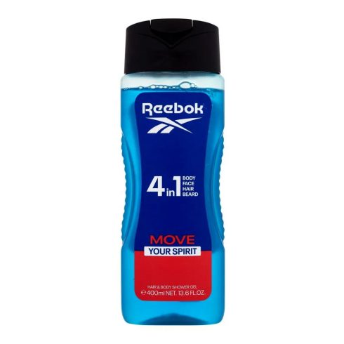 Reebok 4 az 1-ben Move férfi tusfürdő, 400 ml, 11270