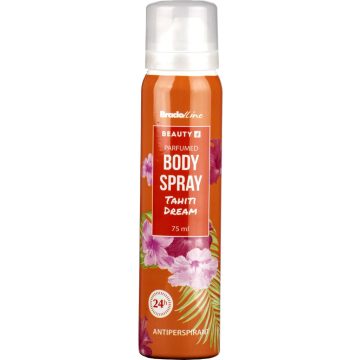   Bradoline, Beauty 4, Tahiti Dream női izzadásgátló dezodor, 75 ml, 11323
