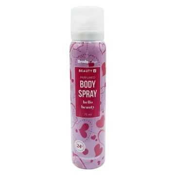   Bradoline, Beauty 4, Hello Beauty női izzadásgátló dezodor, 75 ml, 11356