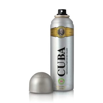 Cuba, Férfi dezodor spray, 200 ml, Gold, 11464